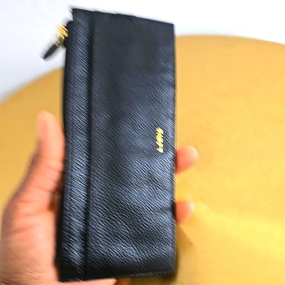 Lodis Leather Black Wallet Slim Credit Card slots Zip coin compartment 🌴 - Picture 6 of 6